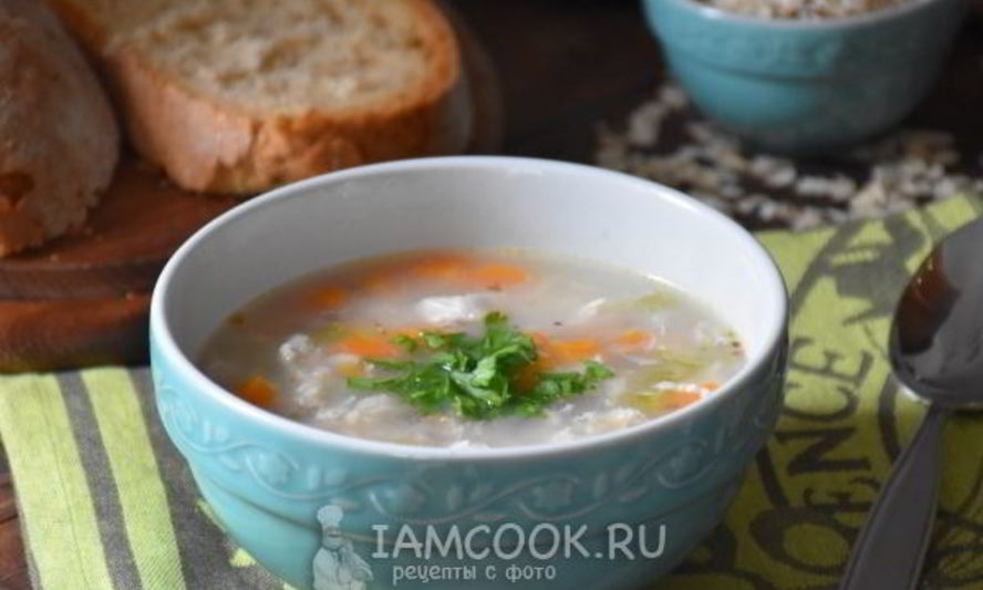 Рецепт супа иза индеек с овсянкого