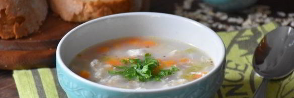 суп из индейки с овсянкой