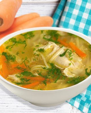 Суп из индейки с вермишелью