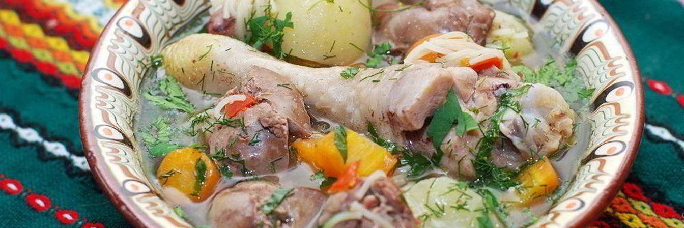 Суп из куриных потрохов