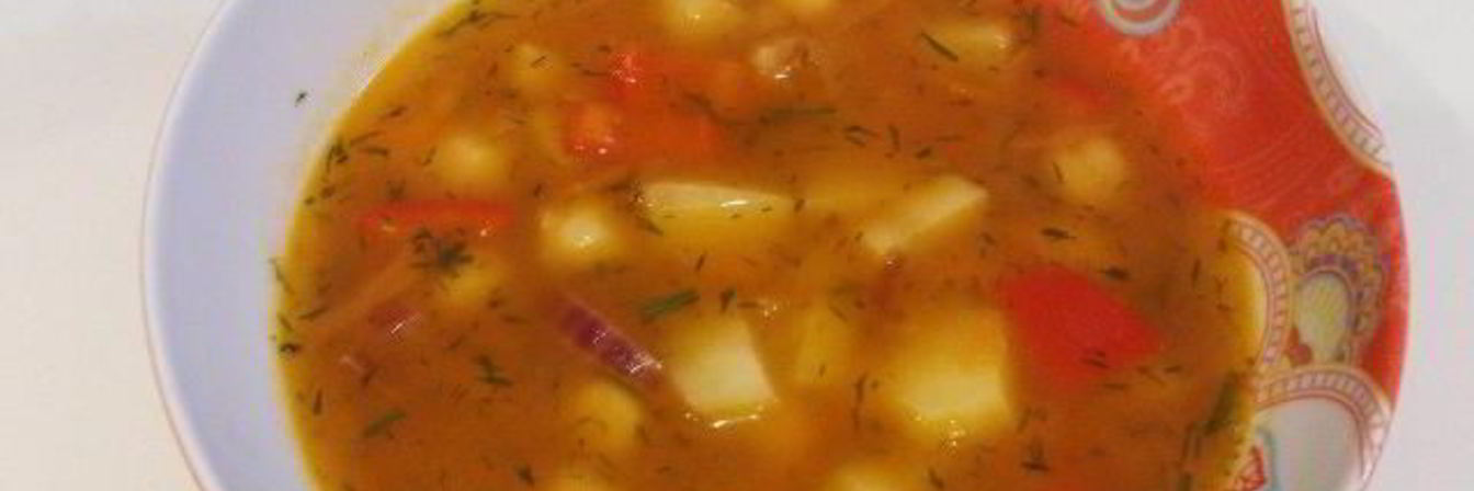 Суп из нута вегетарианский