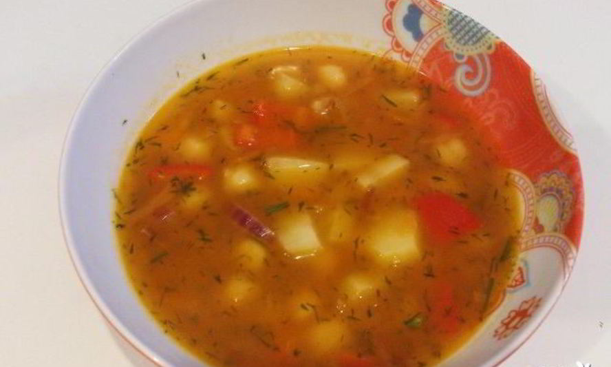 Рецепт супа из нута вегетарианский