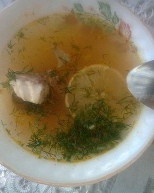 Суп из осетра