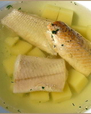 Суп из палтуса