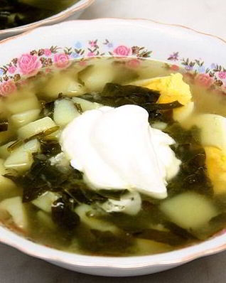 Суп из щавеля в мультиварке