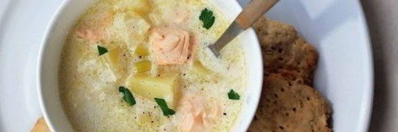 Суп из семги в мультиварке