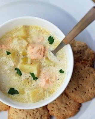 Суп из семги в мультиварке