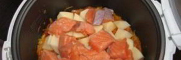 суп из семги в мультиварке