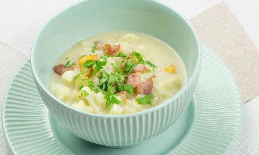 Рецепт супа из замороженной цветной капусты