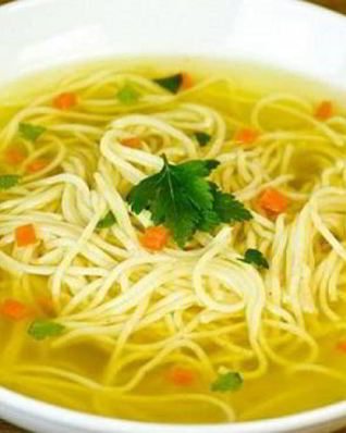 Суп картофельный с лапшой