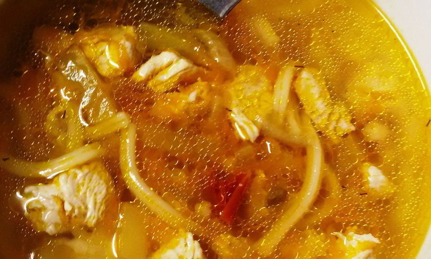 Рецепт супа куриного со спагетти