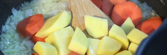 гороховый суп-пюре с беконом