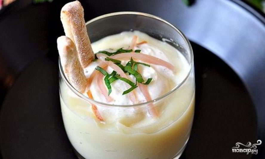 Рецепт горохового супа-пюре с копченостями