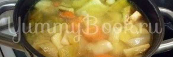 кабачковый суп-пюре из запеченных овощей