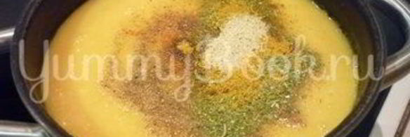 кабачковый суп-пюре из запеченных овощей