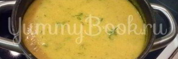 кабачковый суп-пюре из запеченных овощей