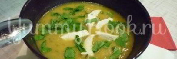 кабачковый суп-пюре из запеченных овощей