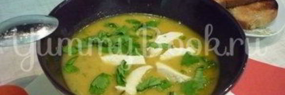 кабачковый суп-пюре из запеченных овощей