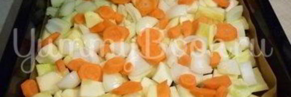 кабачковый суп-пюре из запеченных овощей