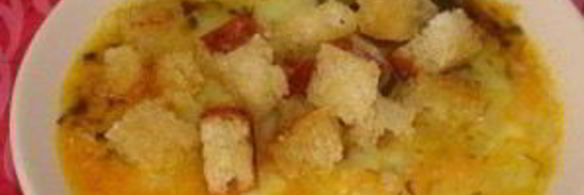 картофельный суп-пюре с грибами