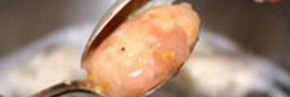 картофельный суп-пюре с сельдереем и куриными клецками