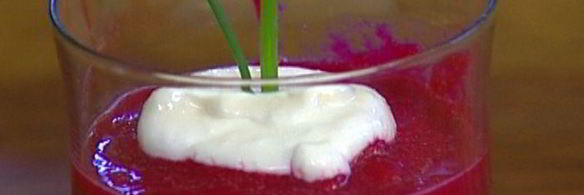 холодный свекольный суп-пюре