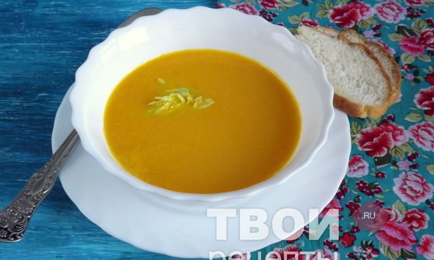 Рецепт морковного супа-пюре с имбирем