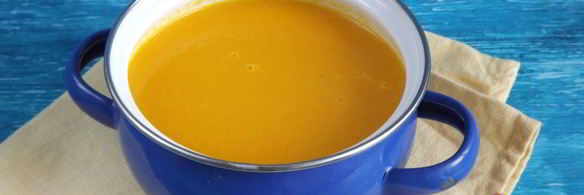 морковный суп-пюре с имбирем