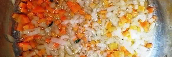 овощной суп-пюре с тунцом