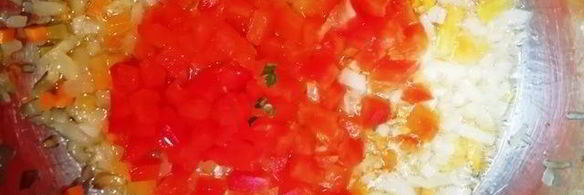 овощной суп-пюре с тунцом