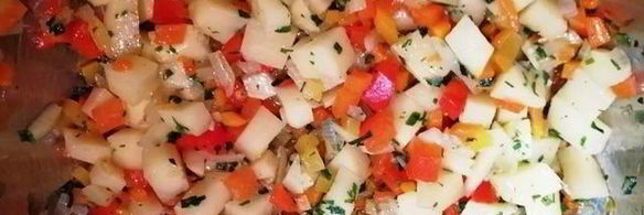 овощной суп-пюре с тунцом