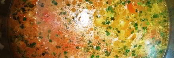 овощной суп-пюре с тунцом