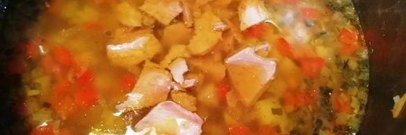 овощной суп-пюре с тунцом