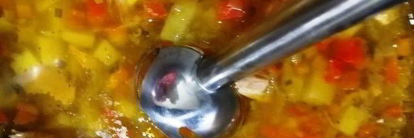 овощной суп-пюре с тунцом