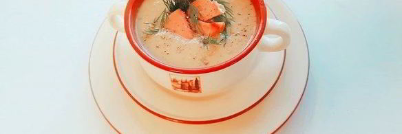 овощной суп-пюре с тунцом