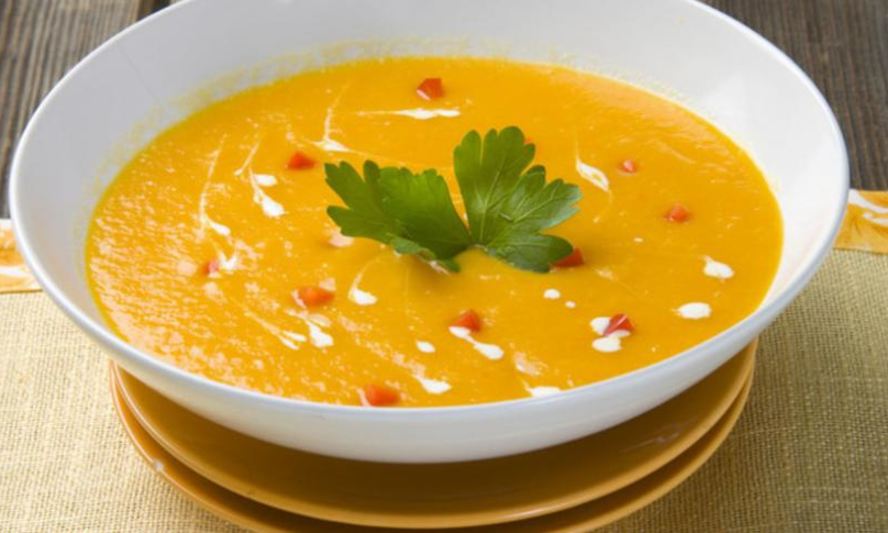 Рецепт постного супа-пюре из печеных овощей