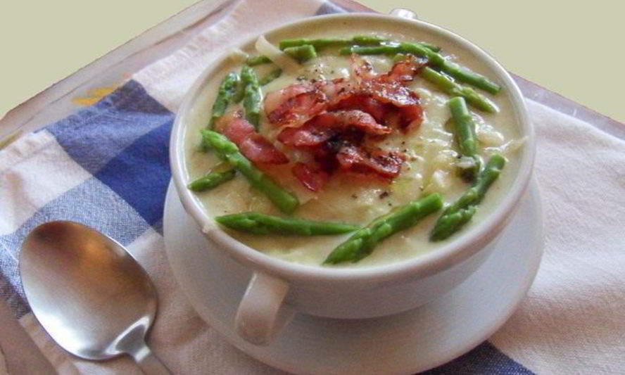 Рецепт супа-пюре из белой спаржи