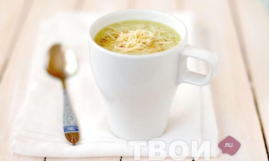 Рецепт супа-пюре из брокколи с картофелем и сыром