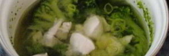 суп-пюре из брокколи с курицей