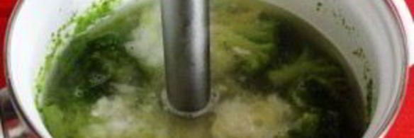 суп-пюре из брокколи с курицей