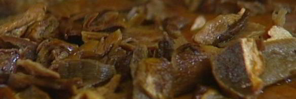 суп-пюре из чечевицы и фасоли с трюфелем