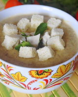 Суп-пюре из чечевицы