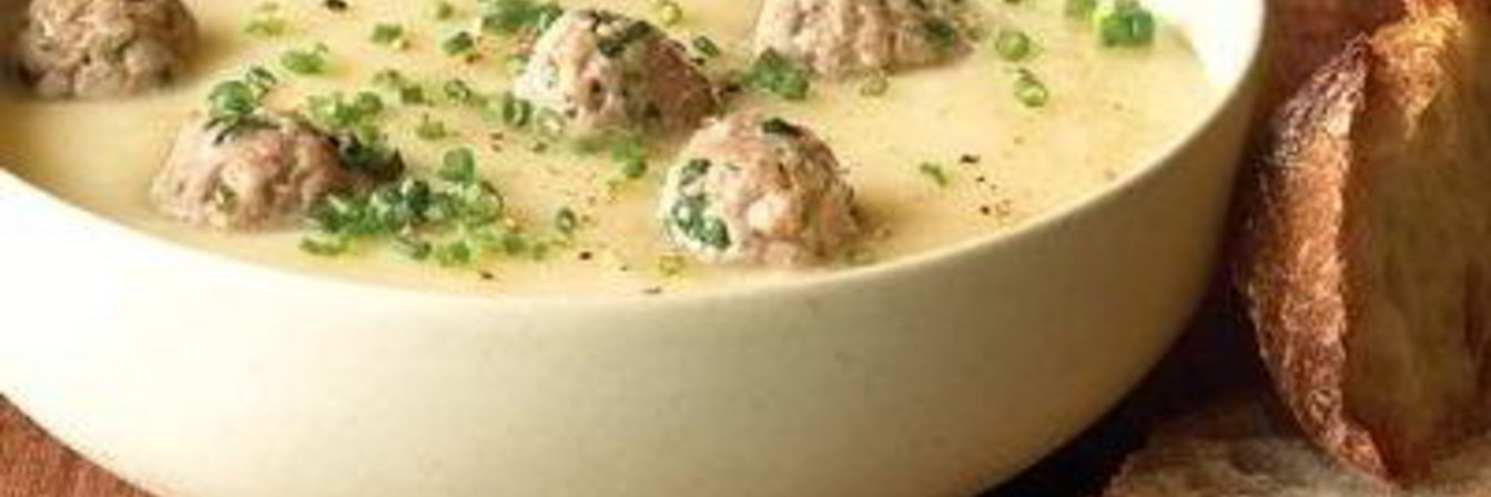 Суп-пюре из кабачков и цветной капусты