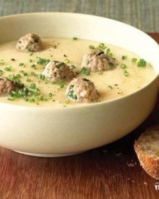 Суп-пюре из кабачков и цветной капусты