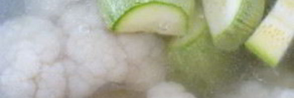 суп-пюре из кабачков и цветной капусты