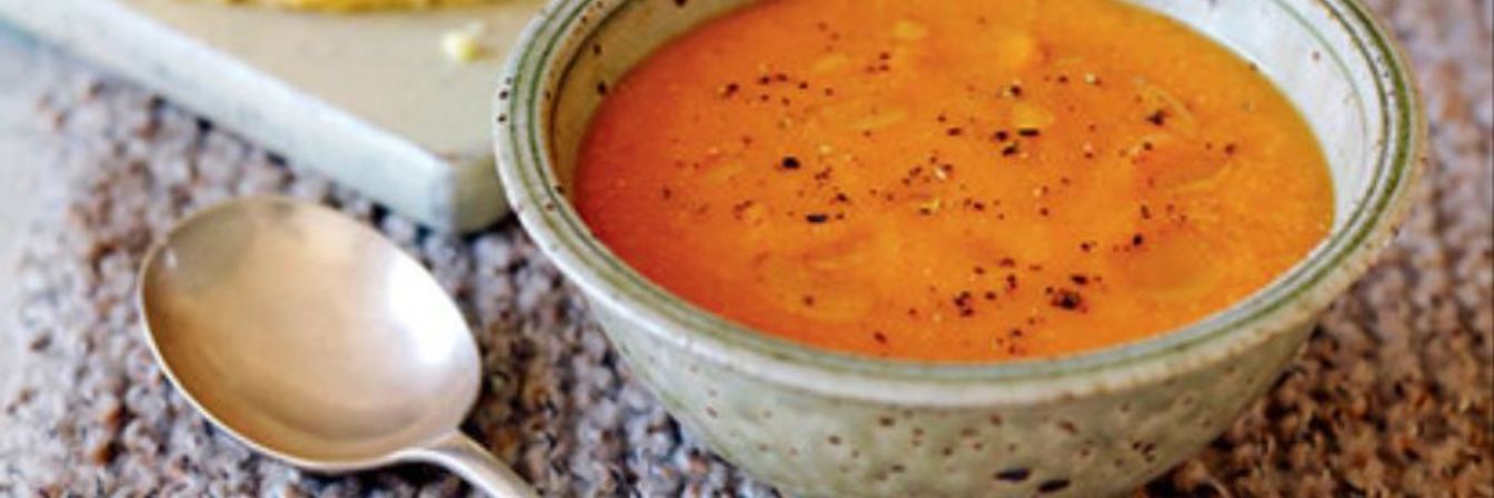 Суп-пюре из красной чечевицы