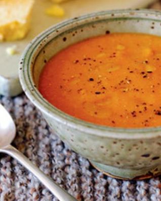 Суп-пюре из красной чечевицы