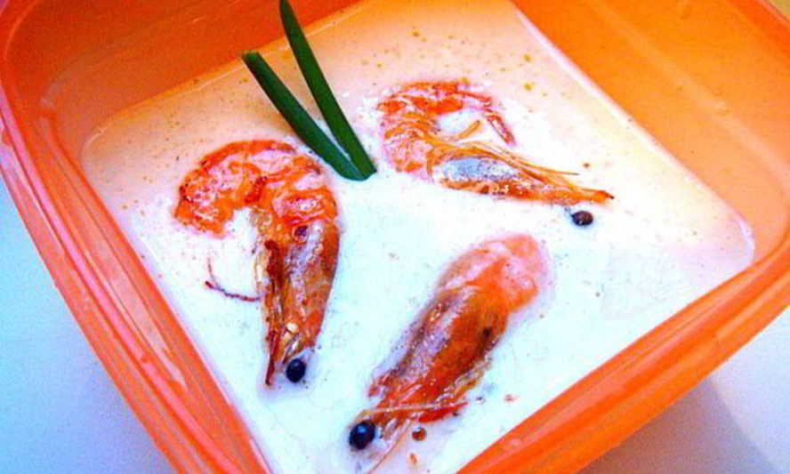 Рецепт супа-пюре из креветок гурман