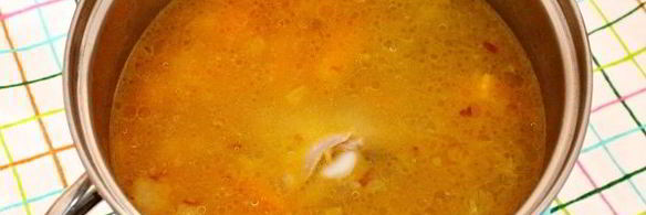 суп-пюре из моркови с курицей