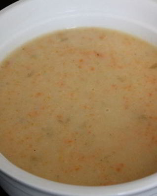 Суп-пюре из моркови с сельдереем